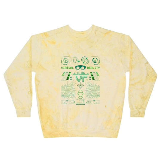 Discover Virtual Reality VR Retro Gamers Blast Sweatshirts