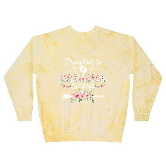 Discover Promoted To Grandma Floral Leveled Up To Grandma Blast Sweatshirts
