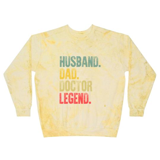 Discover Mens Funny Vintage Blast Sweatshirts Husband Dad Doctor Legend Retro Blast Sweatshirts
