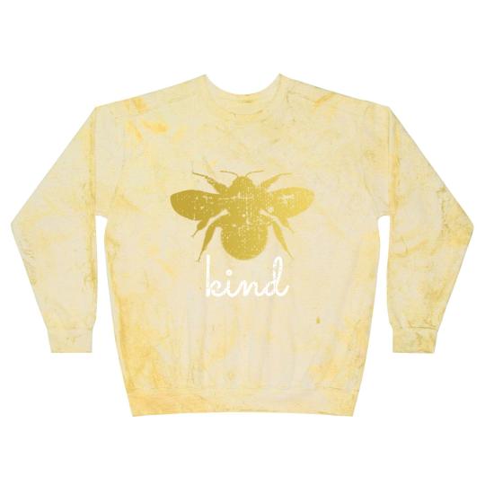 Discover Womens Vintage Be Kind - Bumblebee Bee Kind Kindness Blast Sweatshirts