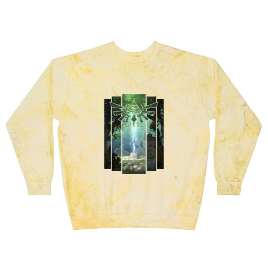 Discover Nintendo Zelda The Master Sword Lost Woods Artwork Blast Sweatshirts