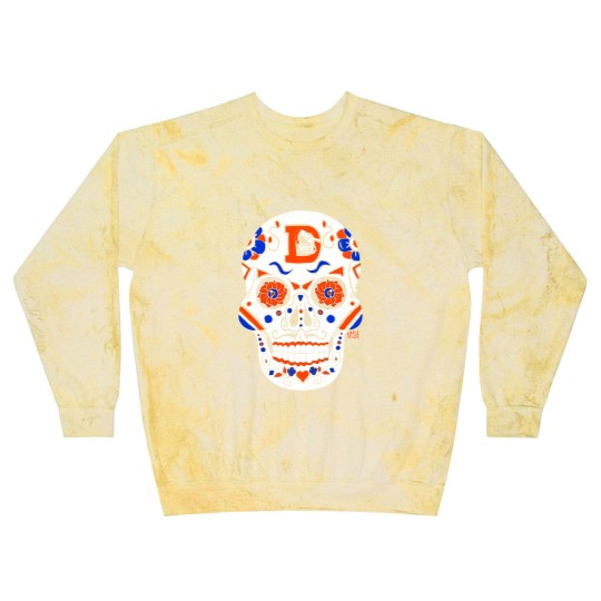 Discover America's Finest Apparel Denver Sugar Skull - Men's Blast Sweatshirts