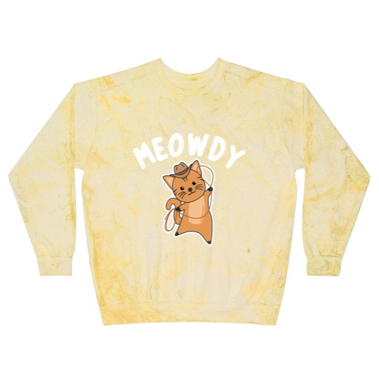 Discover Cowboy Cat Blast Sweatshirts Meowdy Howdy Cat Cowboy With Lasso Cute Cats