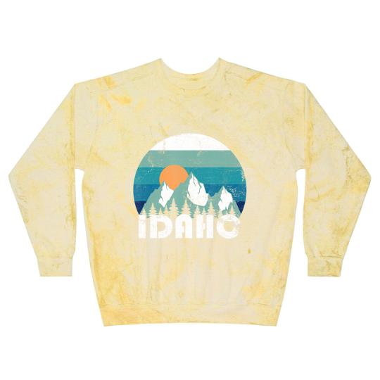 Discover Idaho State Retro Vintage Blast Sweatshirts
