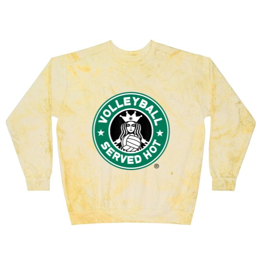 Discover Funny Volleyball Logo Design Blast Sweatshirts