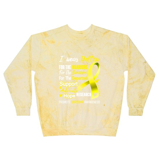 Discover I Wear Yellow For Sarcoma Awareness Support Sarcoma Warrior Gifts - Sarcoma Awareness - Blast Sweatshirts