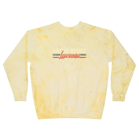 Discover Baton Rouge Louisiana Vintage Gift Blast Sweatshirts