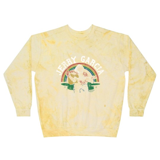Discover Jerry Garcia Band Jerry & Guitar Vintage Style Adult Short Sleeve Blast Sweatshirts Graphic Tees