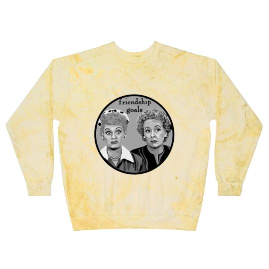 Discover Friendship Goals - Lucy And Ethel - Blast Sweatshirts