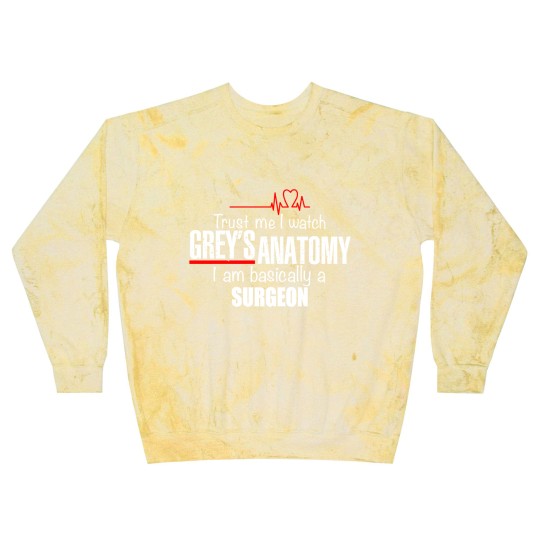 Discover Womens Short Sleeve Funny Blast Sweatshirts with Sayings Trust Me I Watched Greys Anatomy Im Basically a Surgeon Blast Sweatshirts
