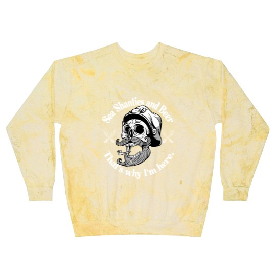 Discover Sea Shanties and Beer Sailors Pirate Blast Sweatshirts Blast Sweatshirts