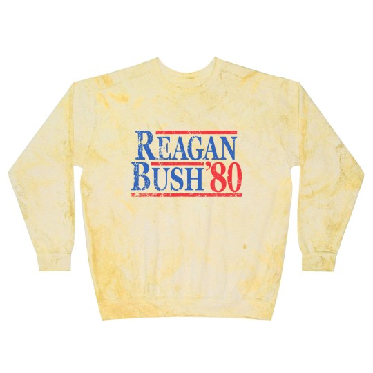 Discover Vintage Ronald Reagan George Bush 1980 Blast Sweatshirts