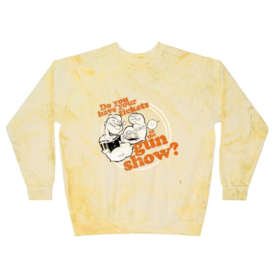 Discover Popeye Gun Show Adult Blast Sweatshirts Blast Sweatshirts