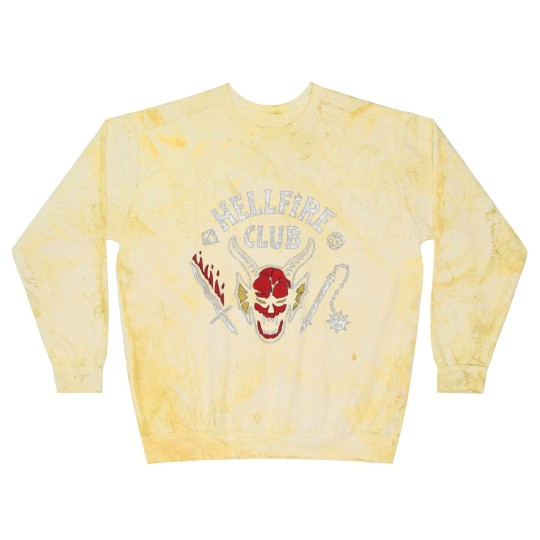 Discover Stranger Things Hellfire Club Baseball Blast Sweatshirts
