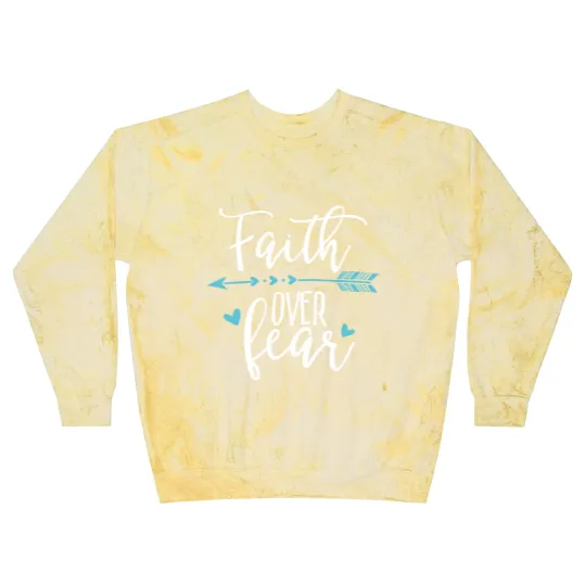 Discover Faith Over Fear - Faith Over Fear Apparel Blast Sweatshirts