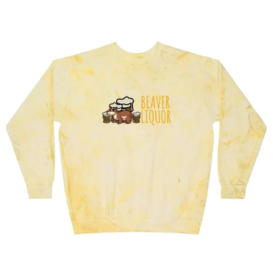Discover Funny Beaver Liquor Animal Pun Beer Lover Drinking Blast Sweatshirts