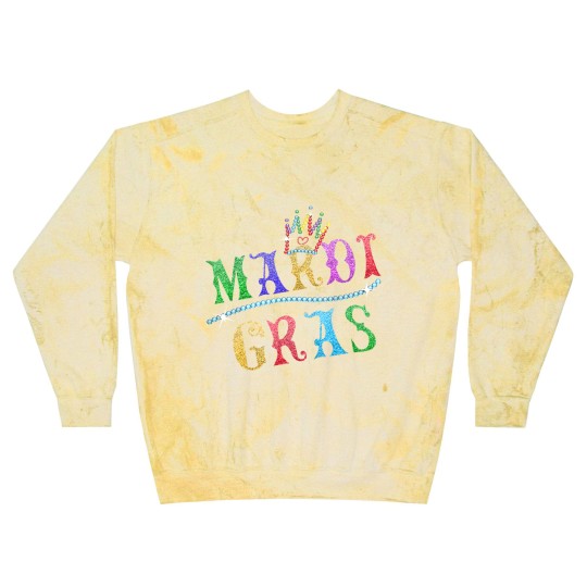 Discover Mardi Gras Crown Blast Sweatshirts - Funny Mardi Gras Costume Blast Sweatshirts