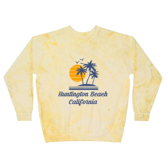 Discover Huntington Beach California Blast Sweatshirts CA Tourist Gifts Blast Sweatshirts
