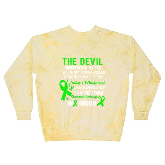 Discover I Am The Storm Traumatic Brain Injury Warrior Blast Sweatshirts