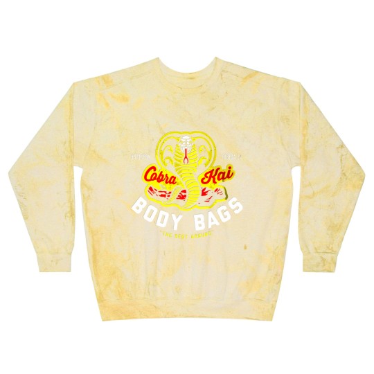 Discover Cobra Kai - Cobra Kai Body Bags Blast Sweatshirts