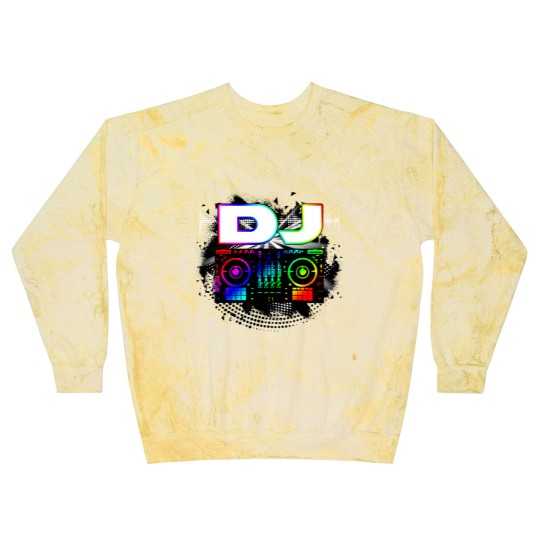 Discover Dj Music Lover Music Player Sound Cool Funny Gift Blast Sweatshirts