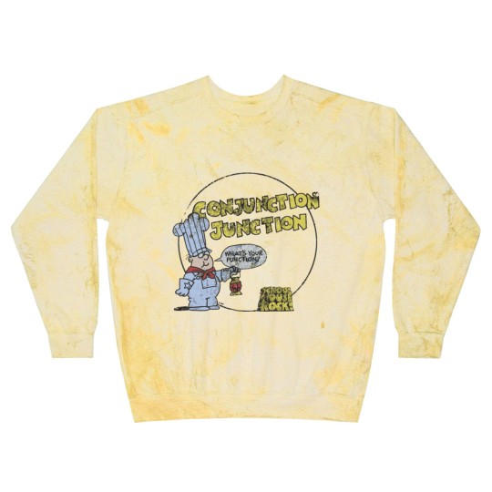 Discover Schoolhouse Rock Conjunction Junction Blast Sweatshirts