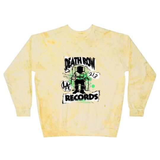 Discover Death Row Records Green Decoupage Blast Sweatshirts