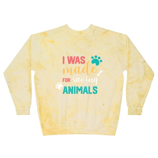 Discover I Was Made For Saving Animals Veterinarian Blast Sweatshirts