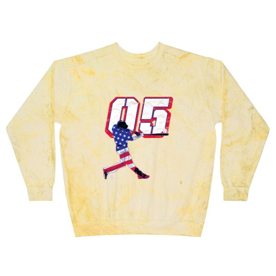 Discover Freddie Freeman Flag Silhouette Gameday Premium Blast Sweatshirts