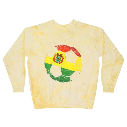 Discover Bolivia Soccer Ball Flag Blast Sweatshirts