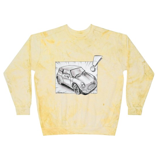 Discover Mini Cooper pencil sketch - Mini Cooper - Blast Sweatshirts