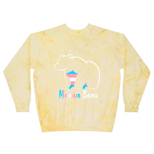 Discover LGBT Mama Bear Transgender Pride Equal Rights Rainbow Flag Blast Sweatshirts