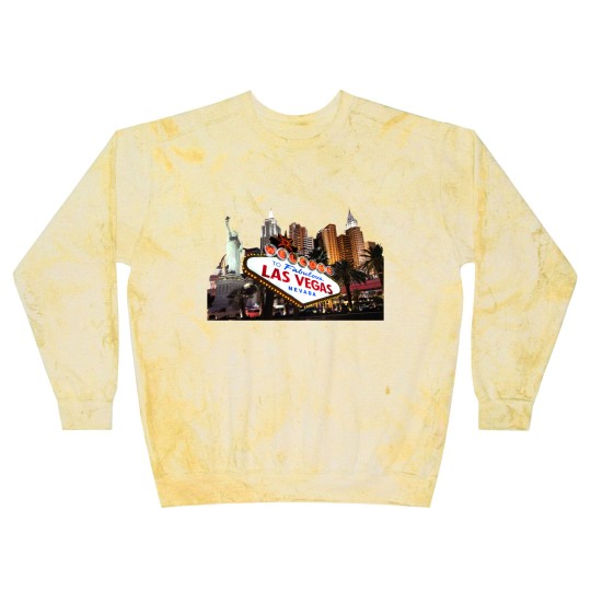 Discover Las Vegas Famous Sign Strip Building Skyline Souvenir Gift Blast Sweatshirts