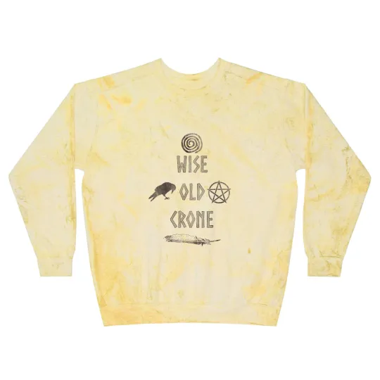 Discover Wise Old Crone Wicca Pagan Triple Goddess Feminist Blast Sweatshirts