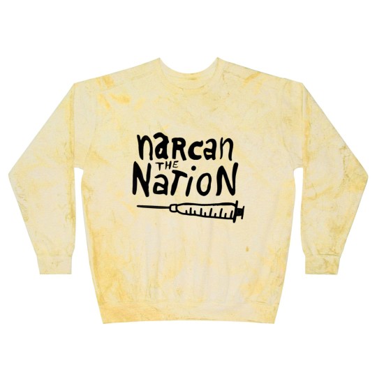 Discover Narcan the Nation (Black Letter) - Harm Reduction - Blast Sweatshirts