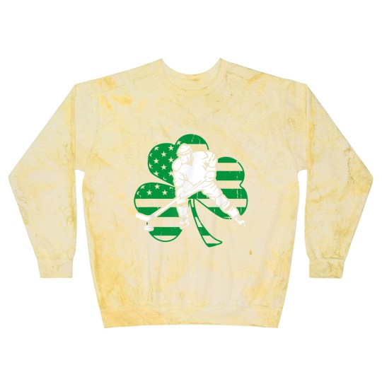 Discover Irish Hockey Player Shamrock St Patrick's Day Blast Sweatshirts