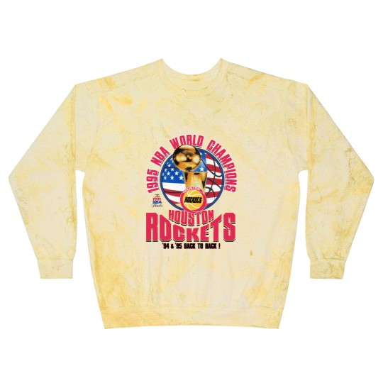 Discover 1995 Houston Rockets World Champions Cotton  Blast Sweatshirts