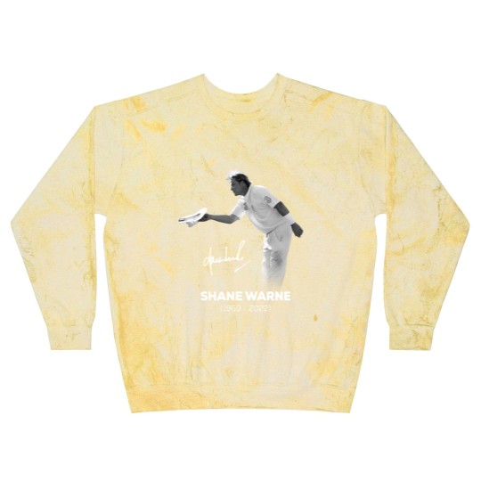 Discover RIP Shane Warne Signature Blast Sweatshirts, Memories Shane Warne  1969-2022 Blast Sweatshirts
