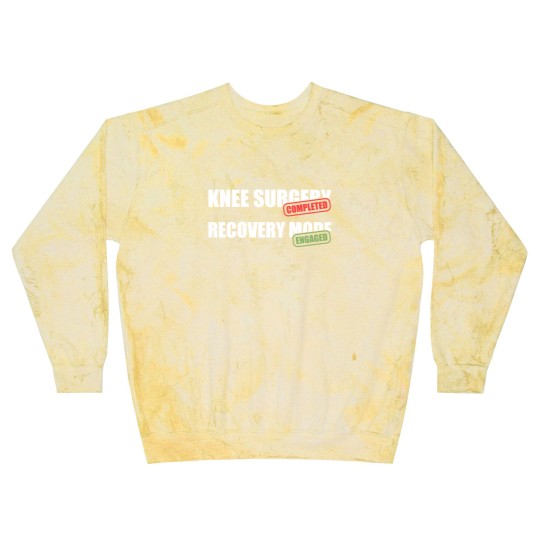 Discover Knee Surgery Completed Recovery Mode Knee Replacement Blast Sweatshirts