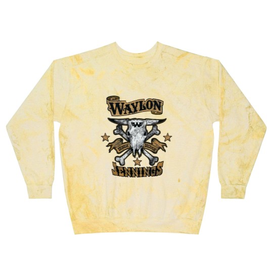 Discover Waylon Jennings Logo Design Classic Blast Sweatshirts