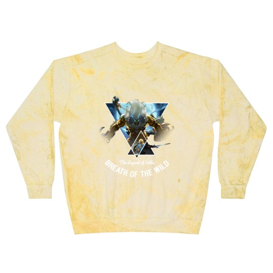 Discover The Legend Of Zelda: Breath Of The Wild Triangle Portrait Pullover Blast Sweatshirts