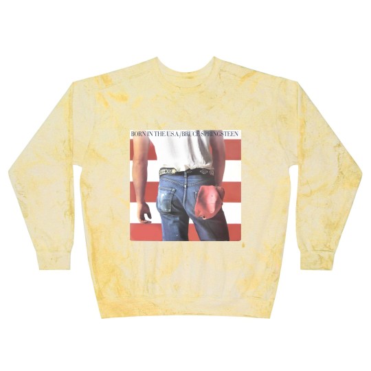 Discover Bruce Springsteen Born In The USA Rock Blast Sweatshirts Blast Sweatshirts