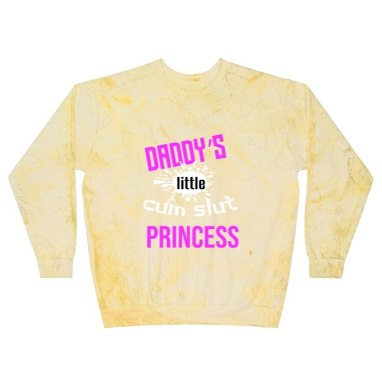 Discover Daddy's Little Cum Slut Princess Blast Sweatshirts