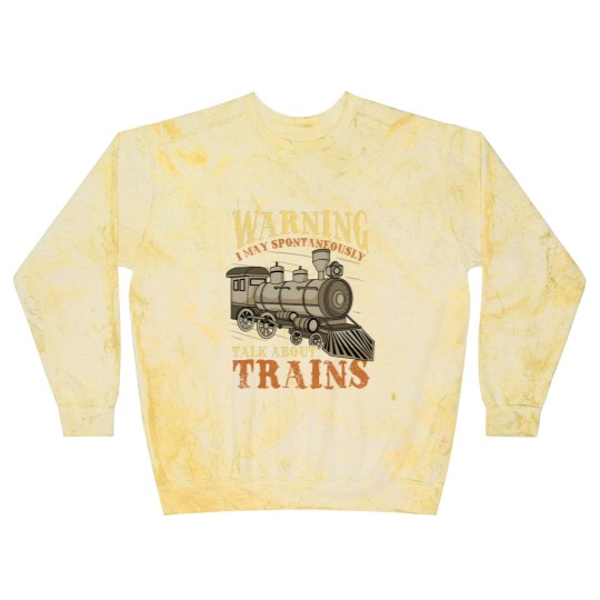 Discover Trains Railroad Train Lover - Train - Blast Sweatshirts