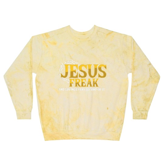 Discover Jesus Freak God Believer Christian Catholic Gift Blast Sweatshirts