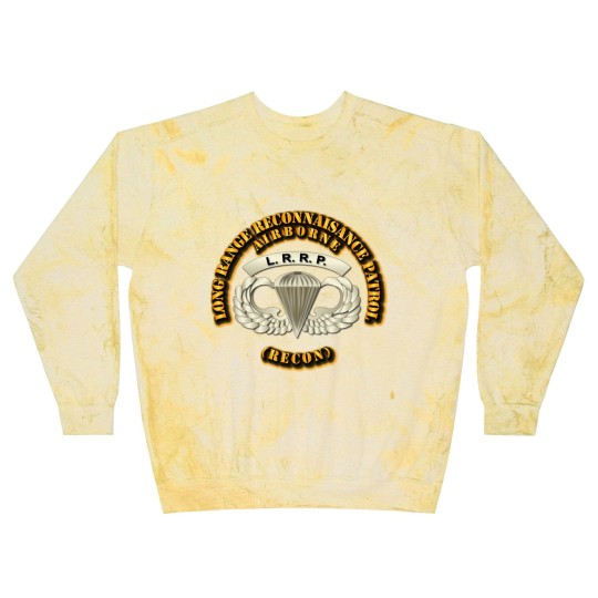 Discover Airborne Badge - LRRP - Veteran - Blast Sweatshirts