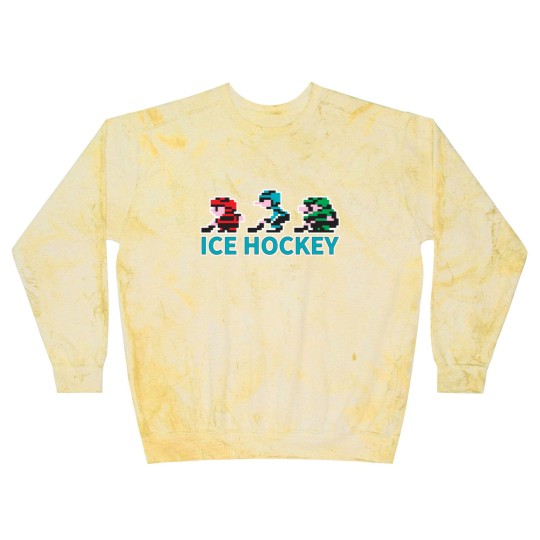 Discover 8-bit Ice Hockey Guys for Dark Blast Sweatshirts - Nintendo - Blast Sweatshirts
