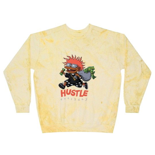 Discover Hustle Rugrats Unisex Blast Sweatshirts Match Jordan 12 Utility Grind