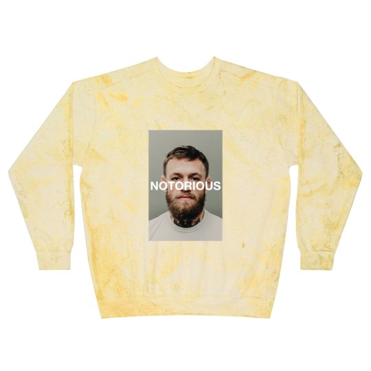 Discover Connor McGregor Mugshot Notorious - Connor Mcgregor Mugshot - Blast Sweatshirts