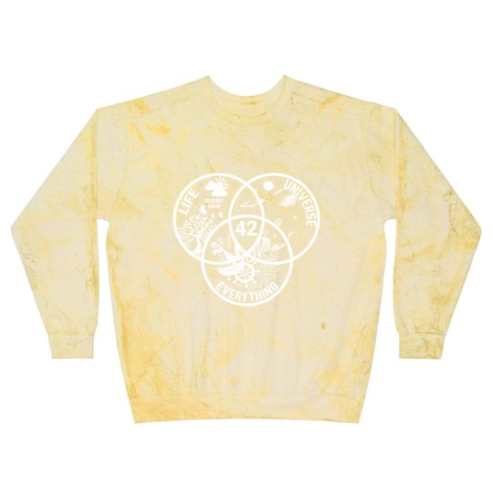 Discover 42 the answer to life the universe and everything Blast Sweatshirts